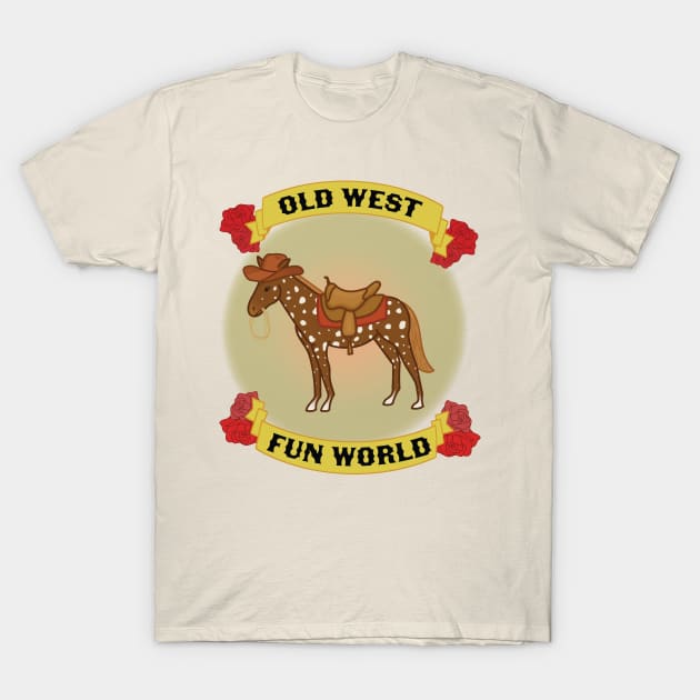 Old West Fun World T-Shirt by Mikayla Moeller